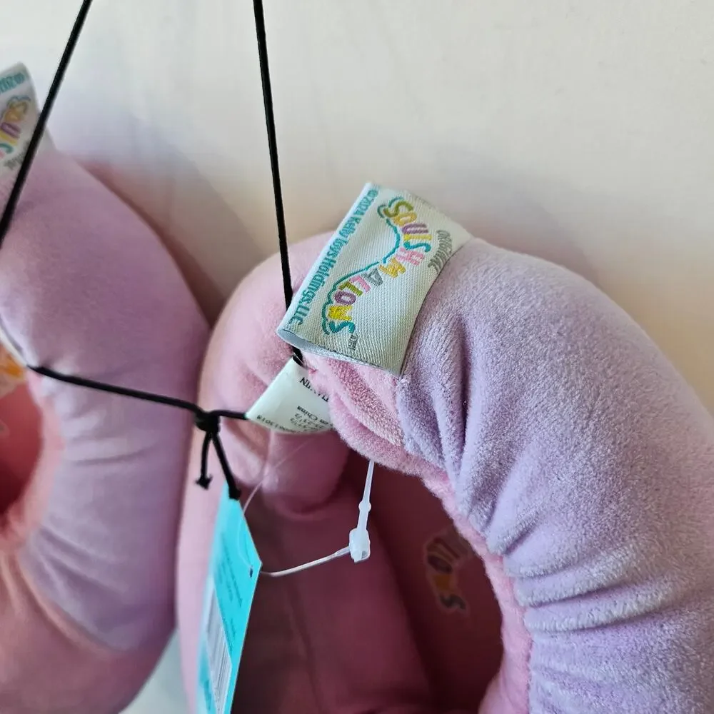 Squishmallows Kids Slippers Pink Size 4-5